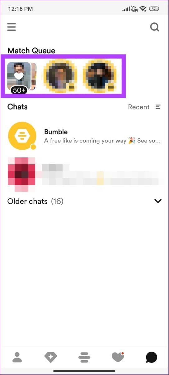 view who liked you on Bumble