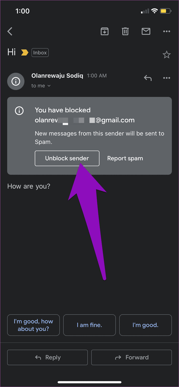 What happens when you block someone on gmail 10