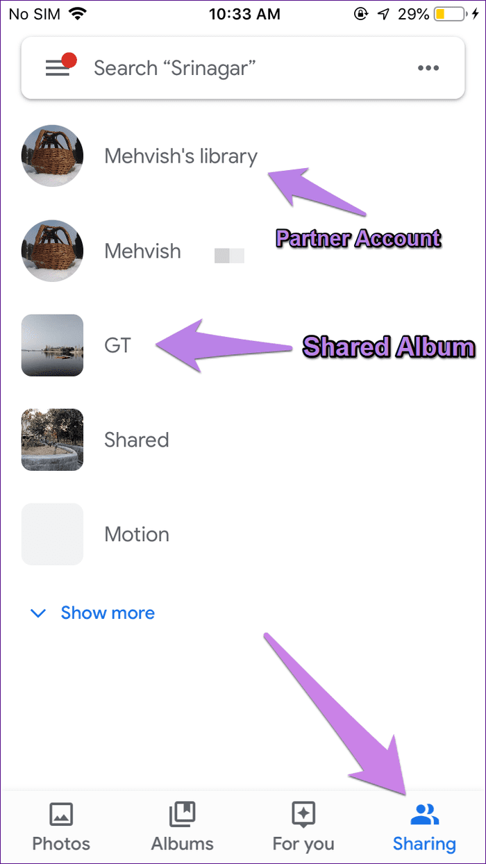 What is partner account shared libraries in google photos 19