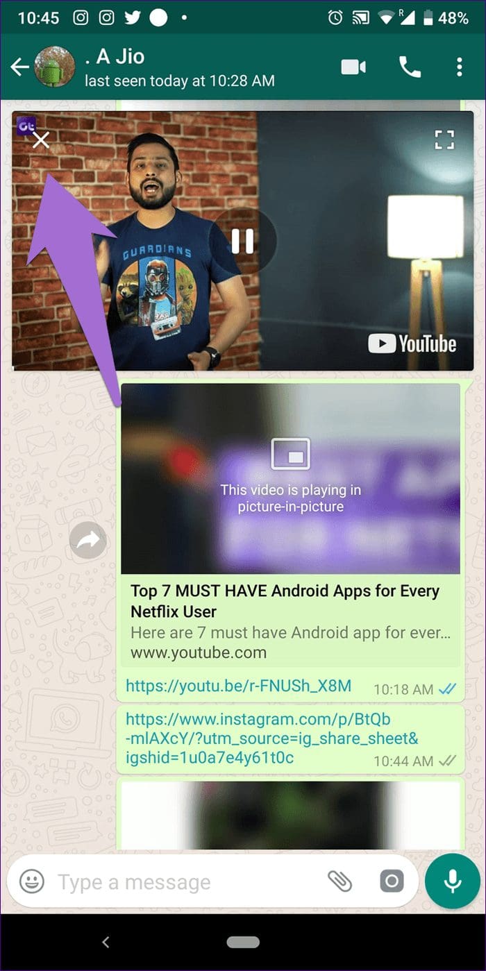Whatsapp Picture In Picture Pip Not Working 11