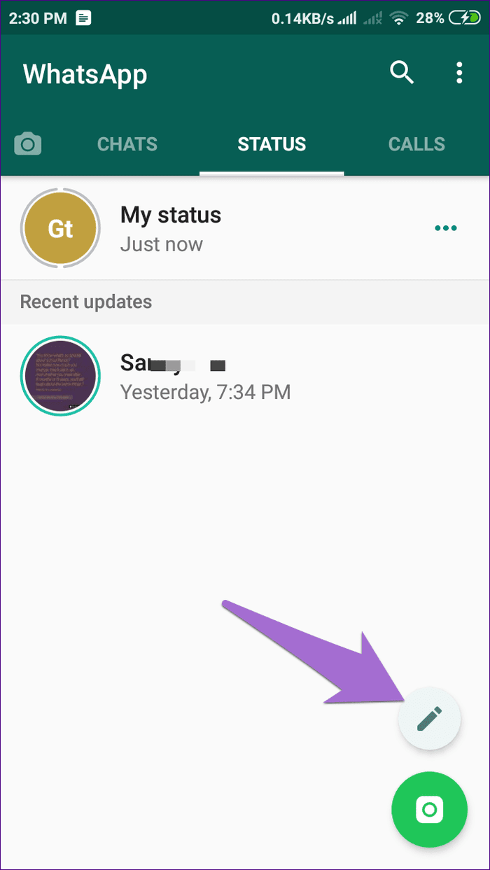 Whatsapp Status Tips 1