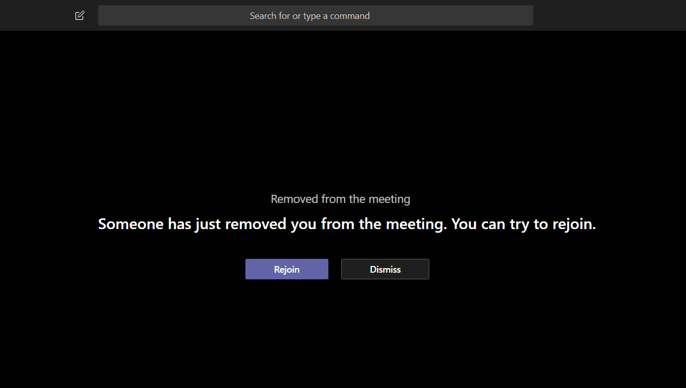 Who removed me from microsoft teams 2