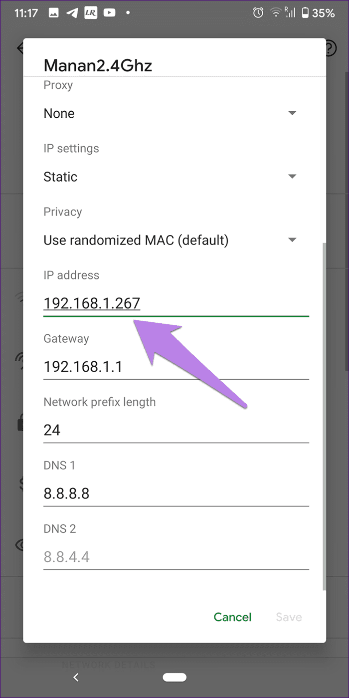 Wifi showing limited connectivity android 10