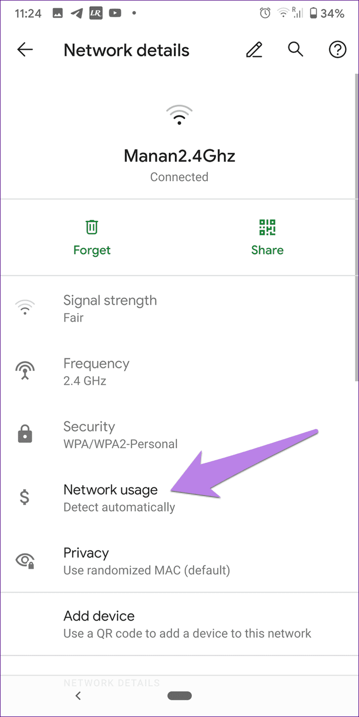 Wifi showing limited connectivity android 13