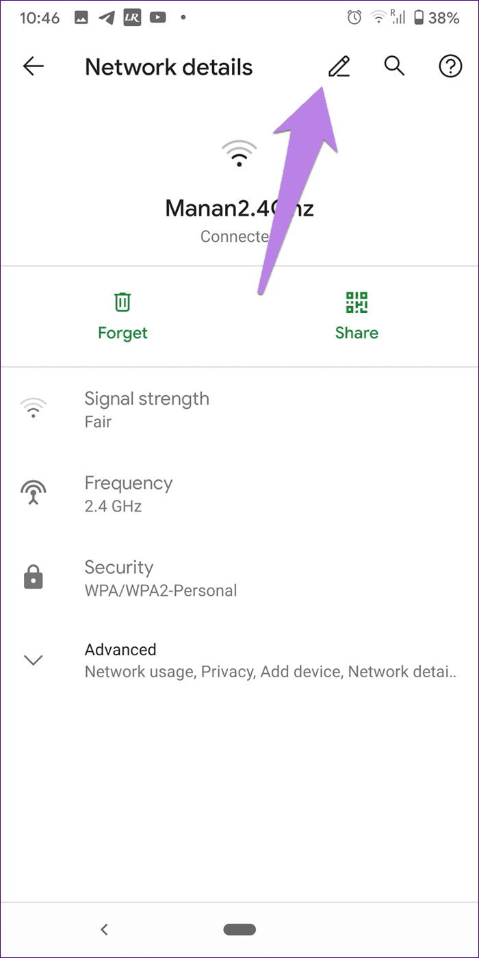 Wifi showing limited connectivity android 7