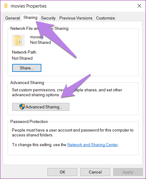 Windows 10 File Sharing Not Working 5