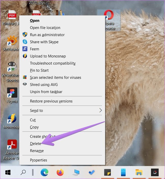 Windows 10 hide or unhide desktop icons 1