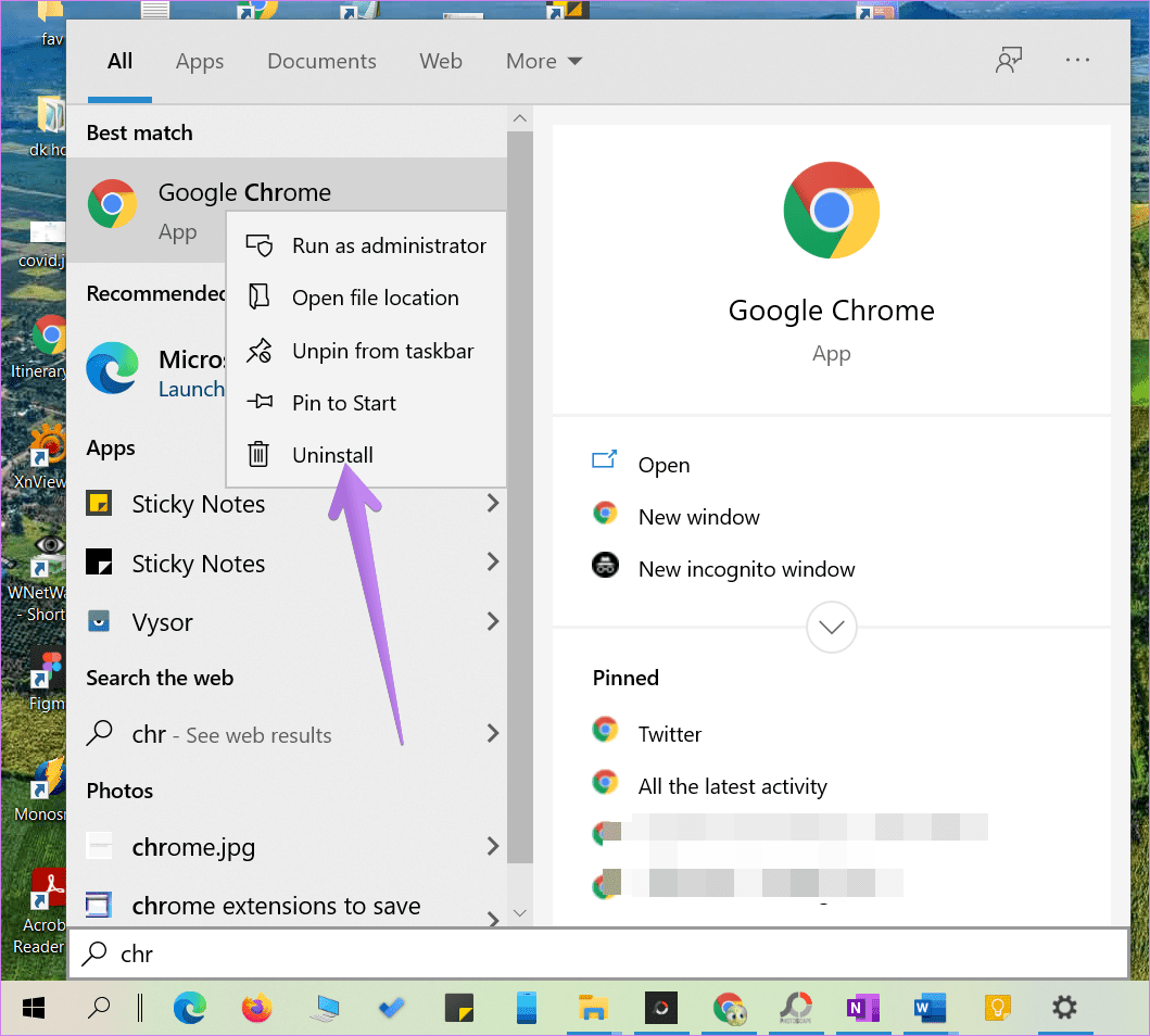 Windows 10 how to restore google chrome icon 14