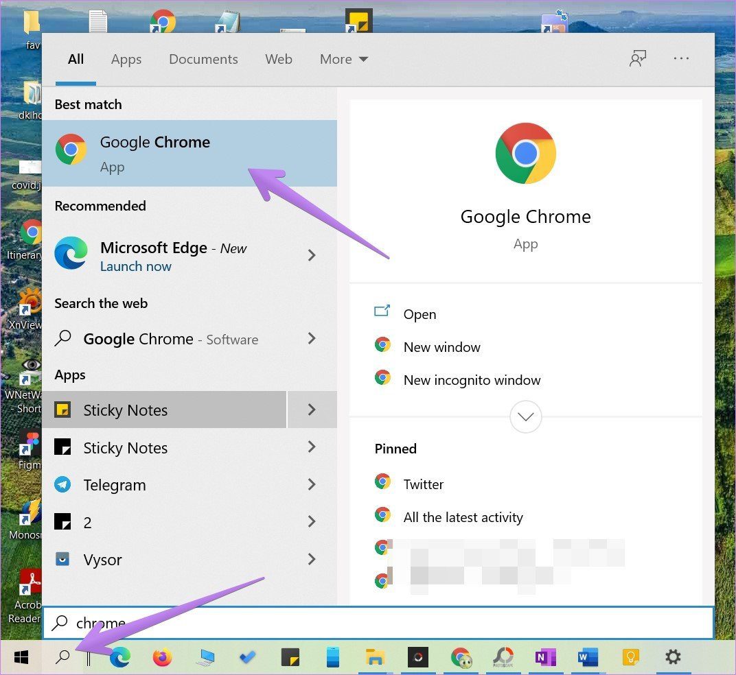 Windows 10 how to restore google chrome icon 5