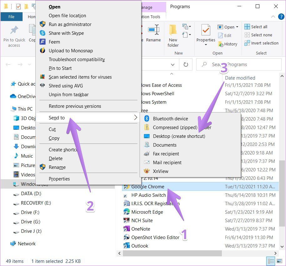 Windows 10 how to restore google chrome icon 7