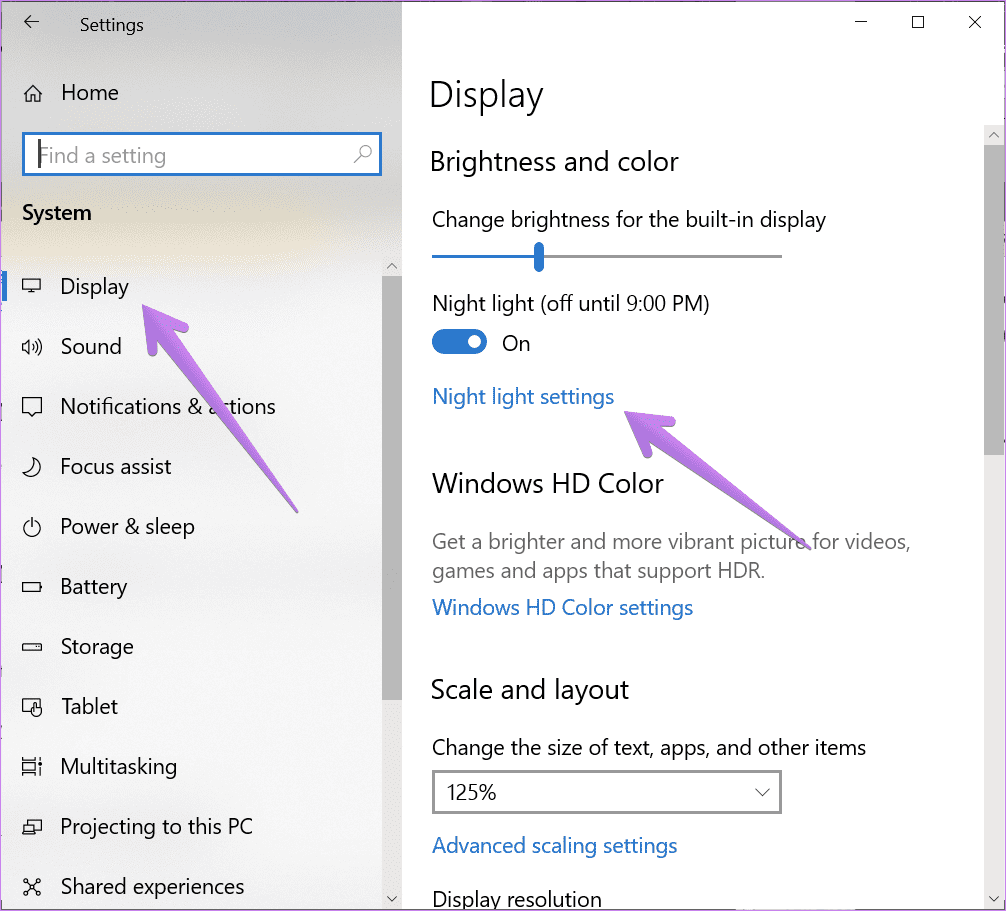 Windows 10 reset default display settings 10
