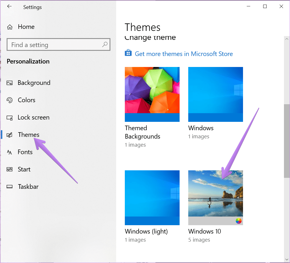 Windows 10 reset default display settings 2