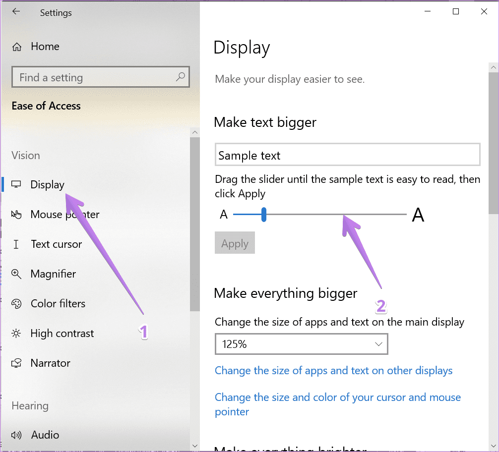 Windows 10 reset default display settings 5