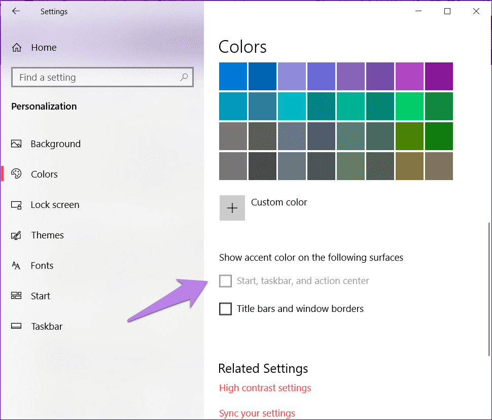 Windows 10 taskbar color not changing 13
