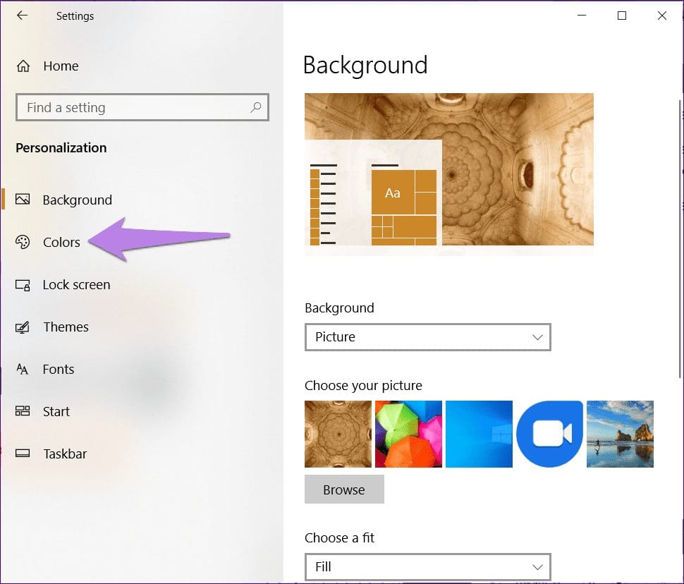 Windows 10 taskbar color not changing 2