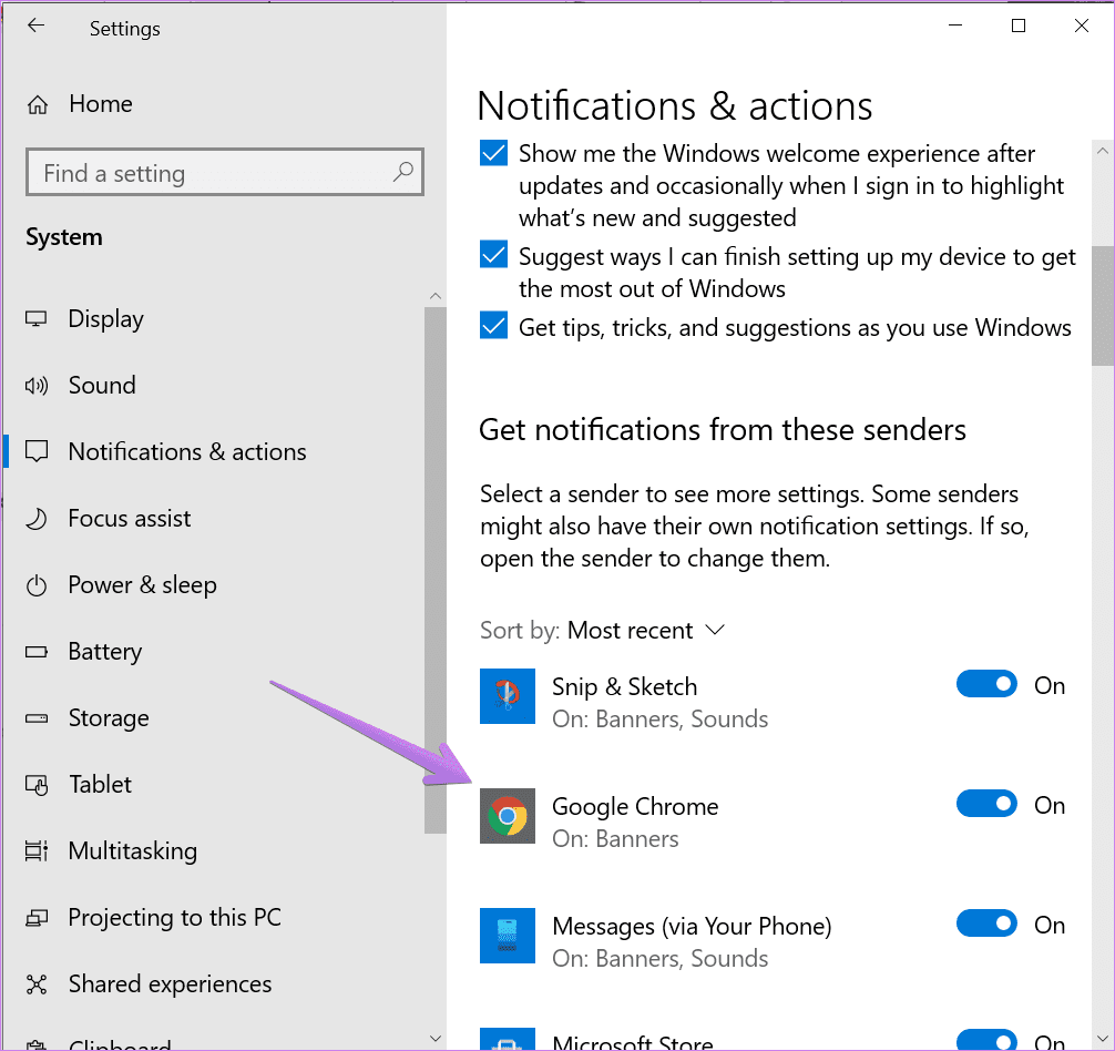 Windows 10 what is action center 9
