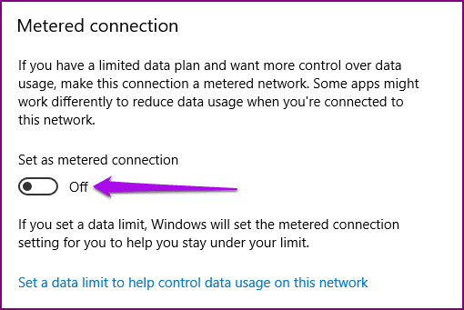 Windows Laptop Not Connecting Android Hotspot Metered Connection