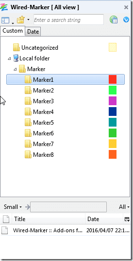 Wired Marker Toolbar