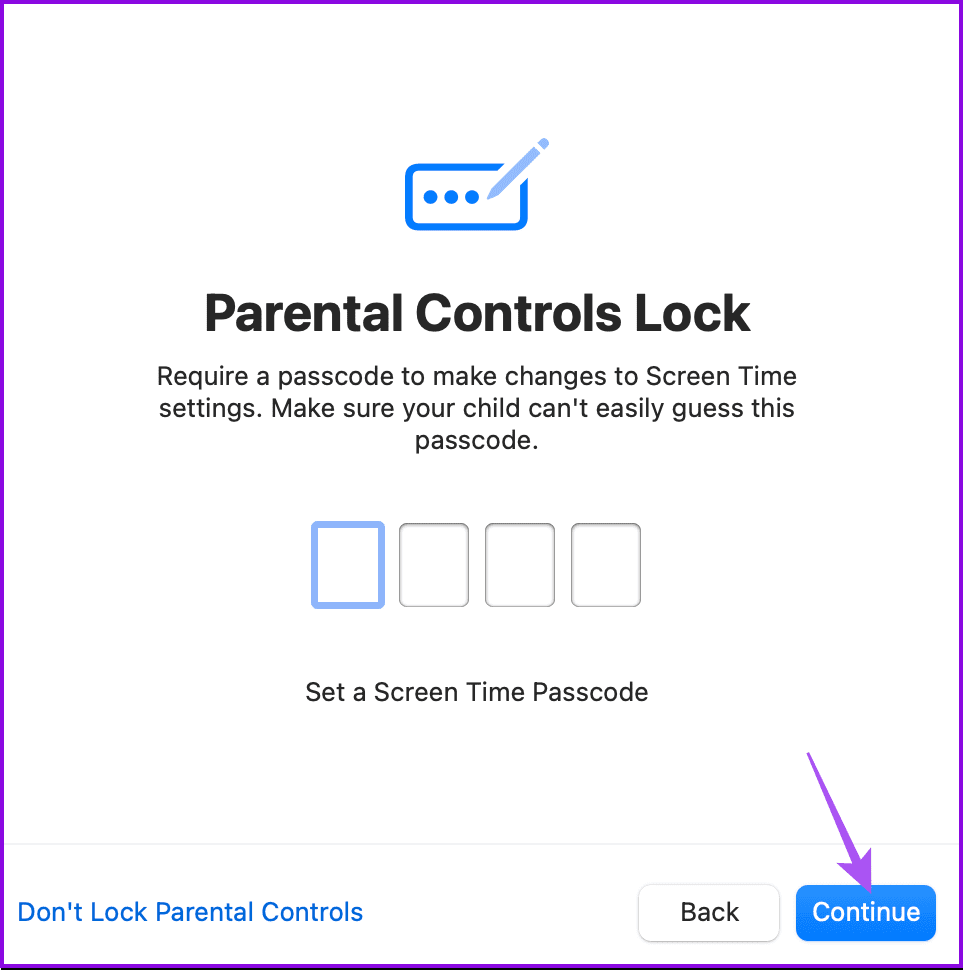 with border set parental controls lock child account mac