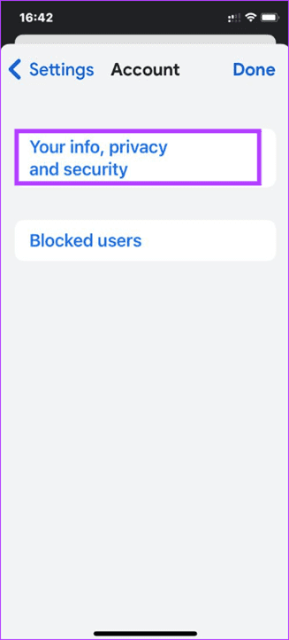 your info privacy and security