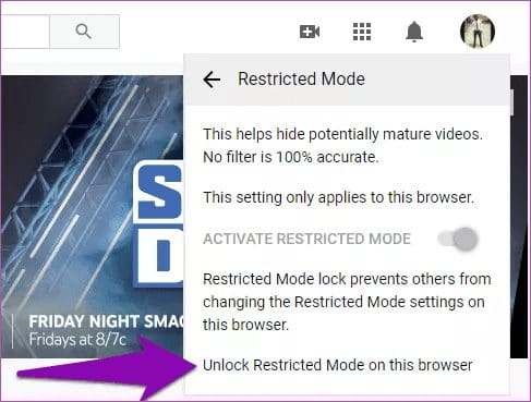 Youtube restricted mode wont turn off 3