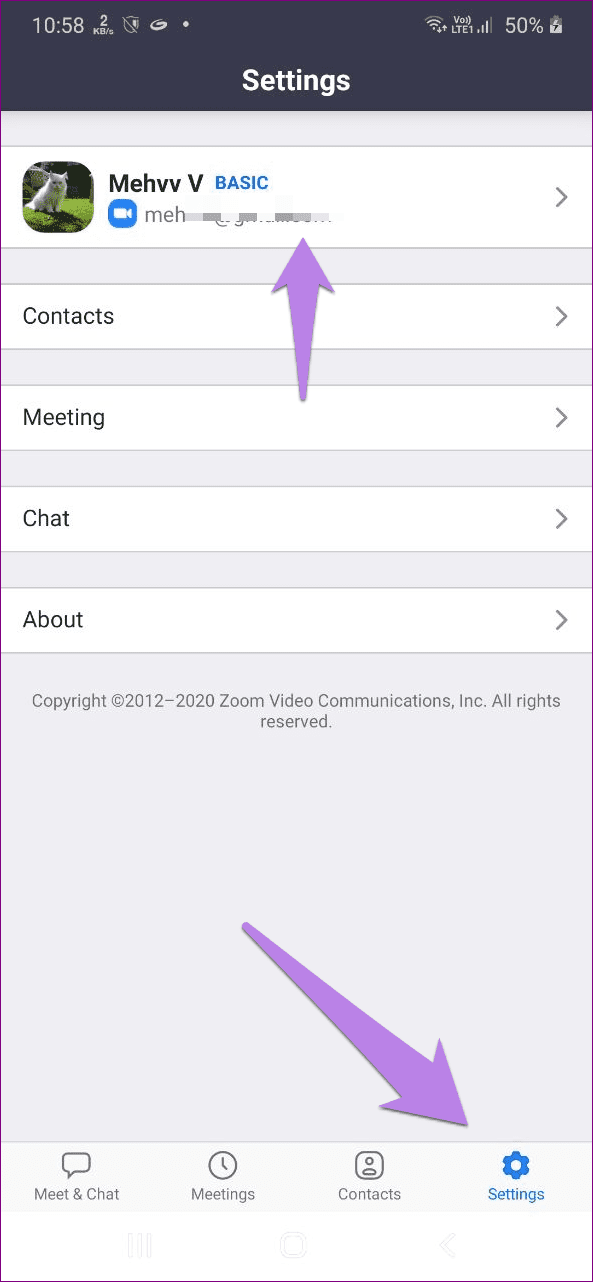 Zoom profile picture not showing 8